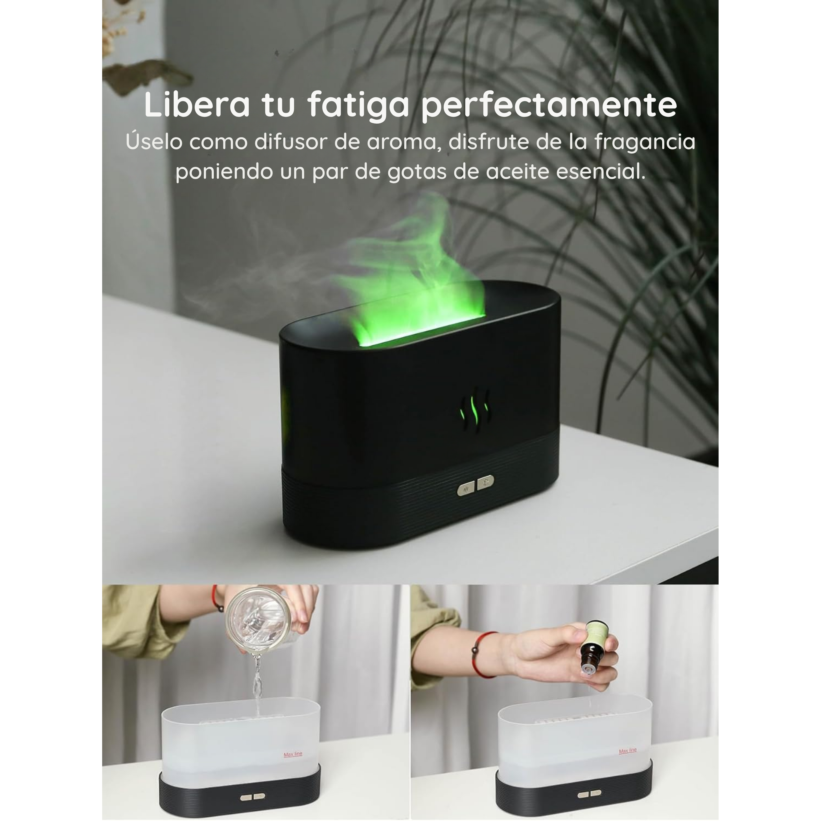 Humidificador de ruidos blancos