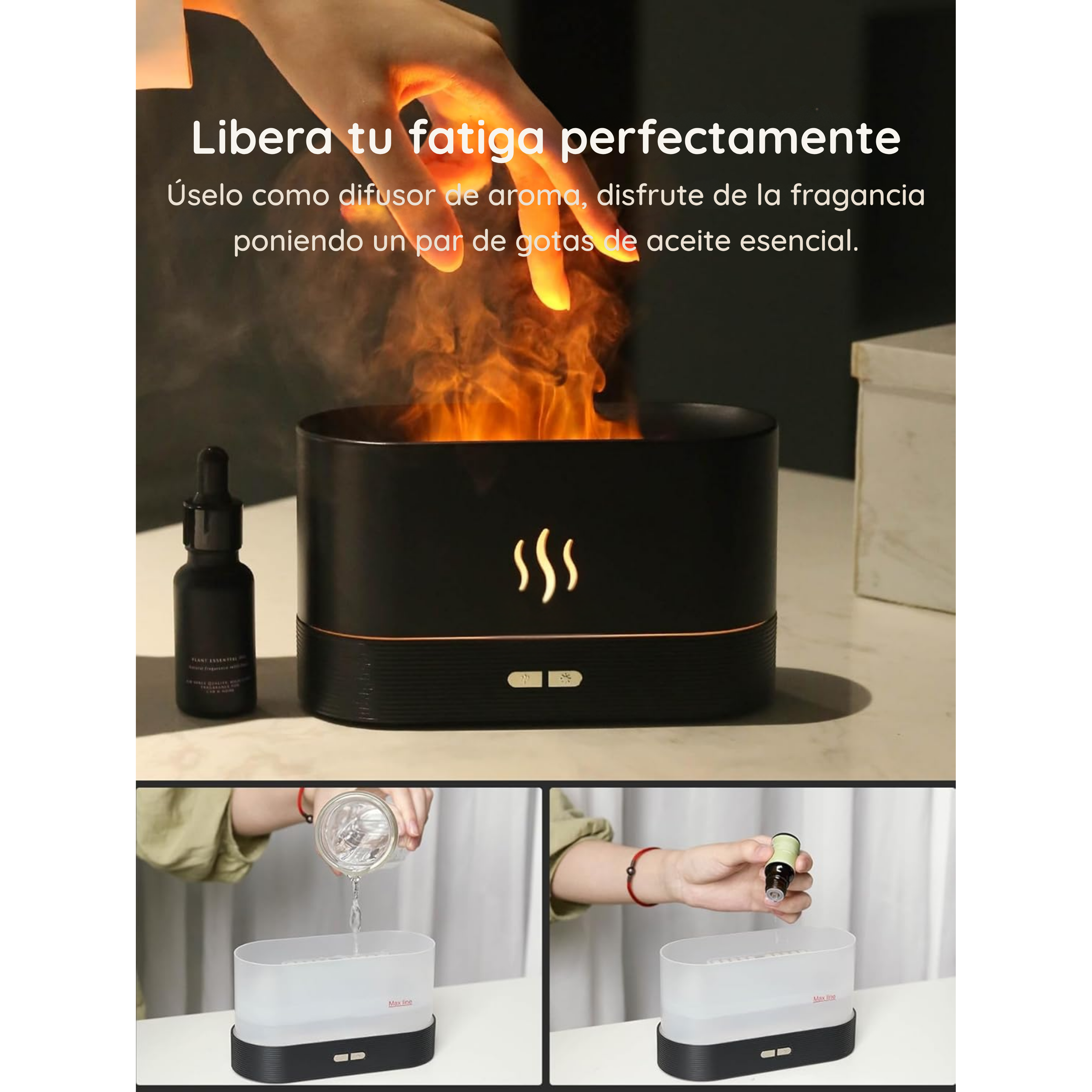 Humidificador de ruidos blancos